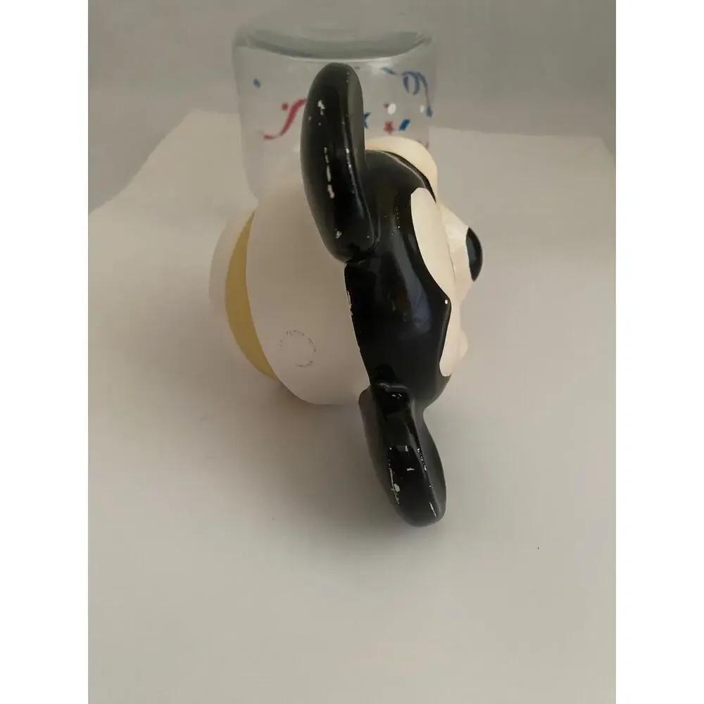 Vintage 90's Walt Disney Mickey Mouse Ceramic Glass Cookie Jars